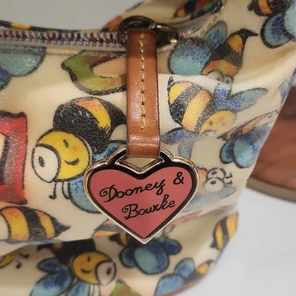 Dooney & Bourke Bees Rainbow zipper